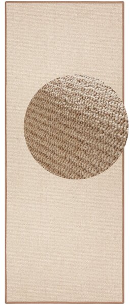 BT Carpet , Kusový koberec Bouclé 104434 Beige, 80x150, béžová, chodba / predsieň