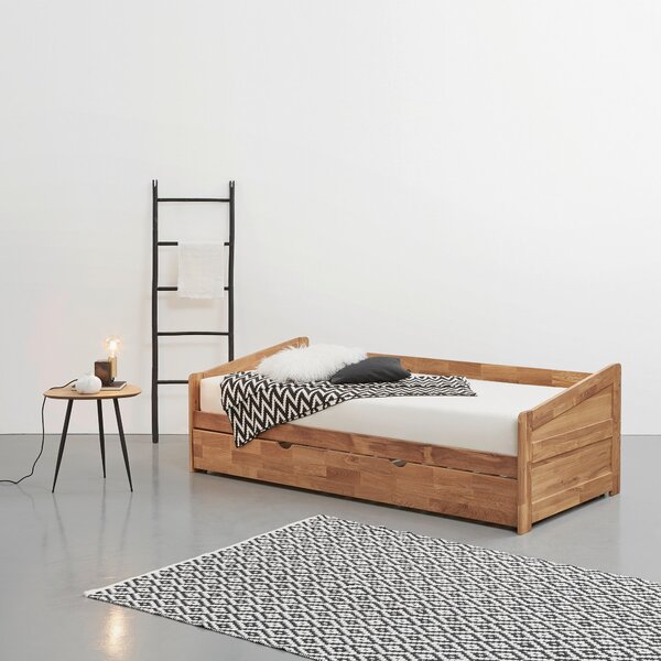 POSTEĽ S VÝSUVNÝM LÔŽKOM, 90/200 cm farba duba Livetastic - Detské izby, Online Only