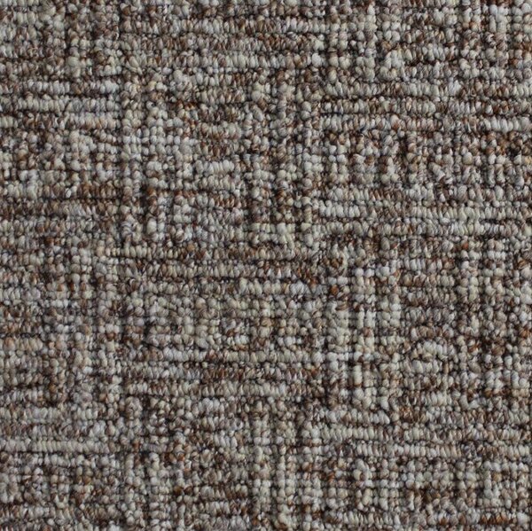 Spoltex, Koberec metráž Optik 14 Hnedý, na mieru, šíře 3m,4m,5m, hnedá, filc, chodba / predsieň