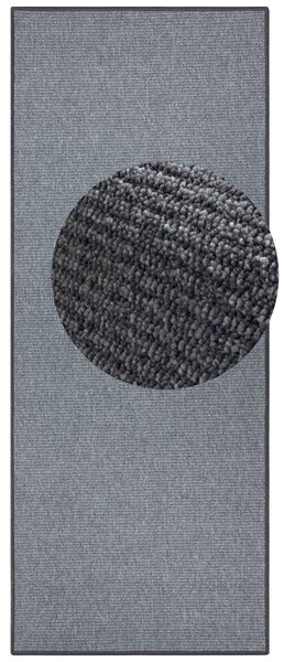BT Carpet , Kusový koberec Bouclé 104433 Grey, 67x150, šedá, chodba / predsieň