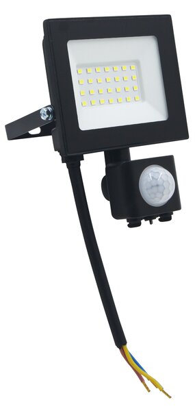 LED reflektor 20W - halogén s pohybovým a súmrakovým senzorom - 1800 lm, 4000K