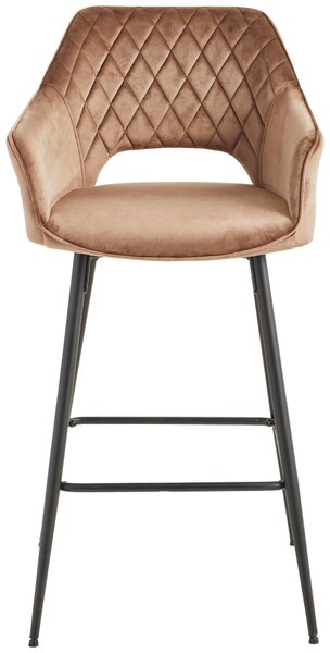 BAROVÁ STOLIČKA, čierna, taupe MID.YOU - Barový nábytok, Online Only