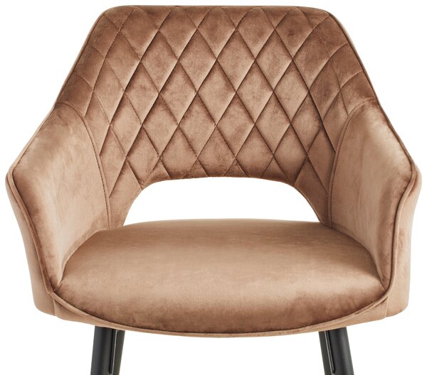 BAROVÁ STOLIČKA, čierna, taupe MID.YOU - Barový nábytok, Online Only