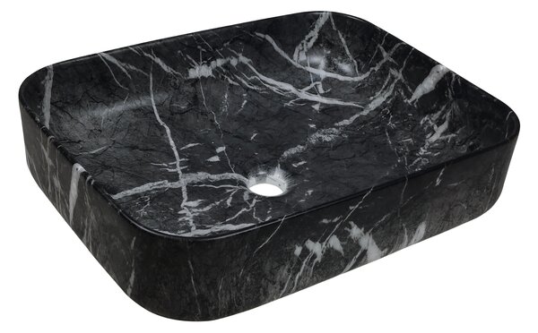 Invena Florina, umývadlo na dosku 510x400x130 mm, imitácia kameňa, INV-CE-40-723-C