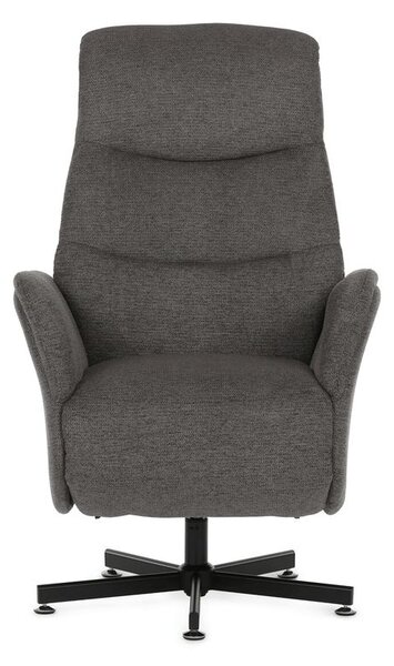 TV-C5479 GREY2, Elektrické polohovacie kreslo, sivá látka, otočné s nastaviteľnou výškou