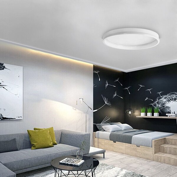 Toolight Toolight, LED stropné svietidlo 40cm, 22W, APP1462, biela, OSW-07982