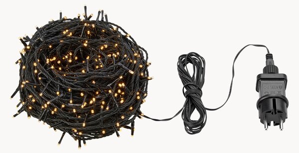Dlhá exteriérová svetelná LED reťaz Mono