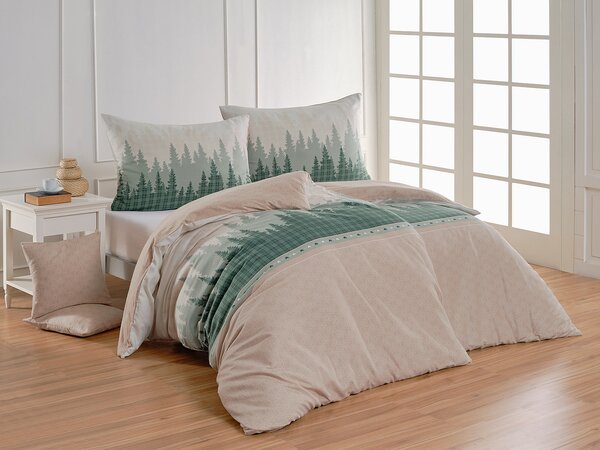 Obliečky Larsen Flanel premium 1x 140/200, 1x 70/90