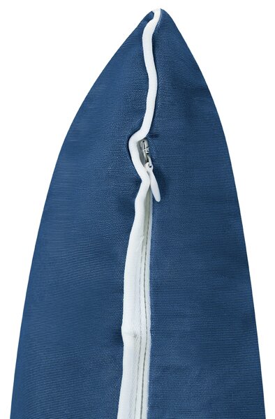 Sada 3 vonkajších dekoratívnych vankúšov viacfarebná polyester 45 x 45 cm štvorcový tvar moderný štýl záhrada exteriér