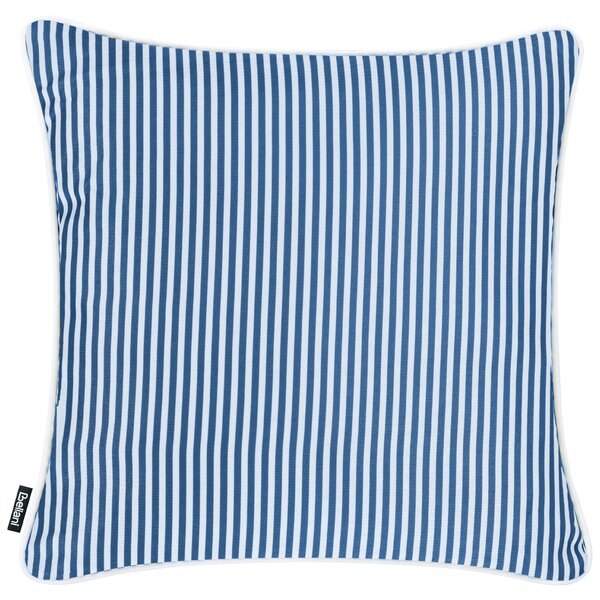 Sada 3 vonkajších dekoratívnych vankúšov viacfarebná polyester 45 x 45 cm štvorcový tvar moderný štýl záhrada exteriér