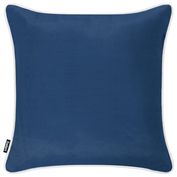 Sada 3 vonkajších dekoratívnych vankúšov viacfarebná polyester 45 x 45 cm štvorcový tvar moderný štýl záhrada exteriér
