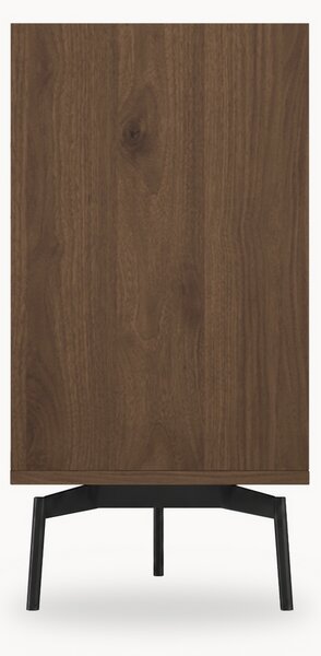 Elegantná komoda Zenar 170 cm so zásuvkami - orech / čierna