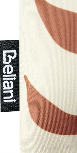 Sada 2 vonkajších dekoratívnych vankúšov svetločervená krémová biela polyester 45 x 45 cm štvorcový tvar moderný štýl záhrada exteriér
