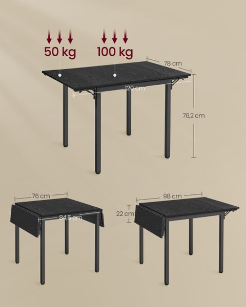 Jedálenský stôl KDT077B03