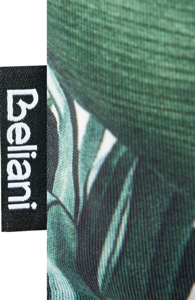 Sada 2 vonkajších dekoratívnych vankúšov zelená polyester 45 x 45 cm štvorcový tvar moderný štýl záhrada exteriér