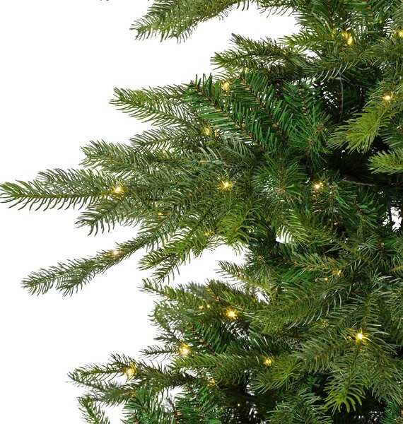 Umelý vianočný stromček Grandis 210 cm LED - 131 do 160cm - Zelené stromčeky - Výška 210 cm