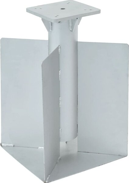 Maison Exclusive – Puzdro na slnečník, strieborné, 27,5 x 27,5 x 45 cm, oceľ