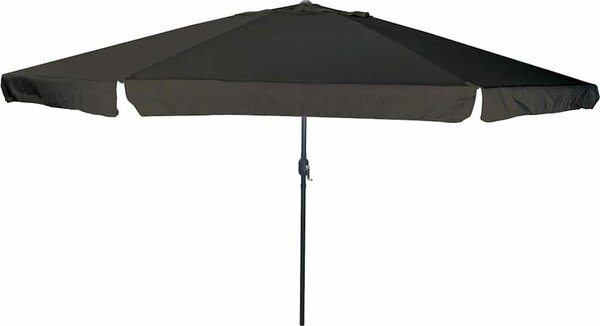 Maison Exclusive – Záhradný slnečník, čierna farba, rozmer 394 x 394 x 248 cm