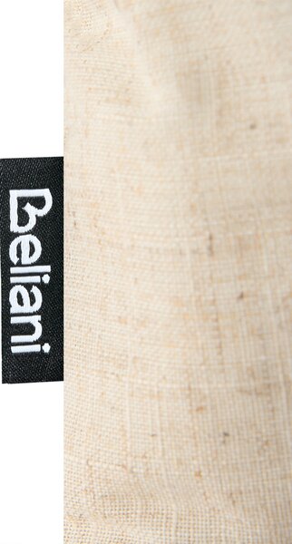 Sada 3 vonkajších dekoratívnych vankúšov béžová zelená polyester a ľan moderný štýl záhrada exteriér
