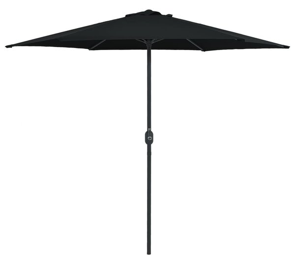 Maison Exclusive – Slnečník s hliníkovým nosníkom, 270 x 246 cm, čierna farba
