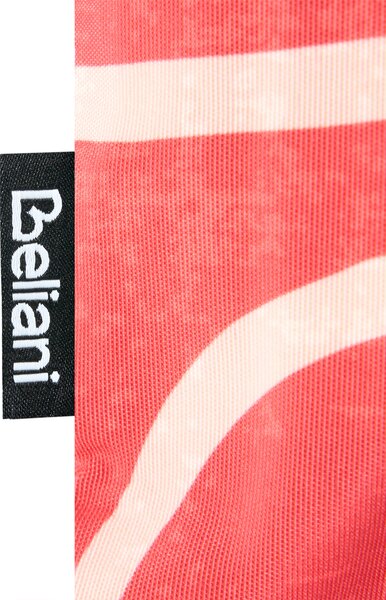 Sada 2 vonkajších dekoratívnych vankúšov červená polyester 45 x 45 cm štvorcový tvar moderný štýl záhrada exteriér