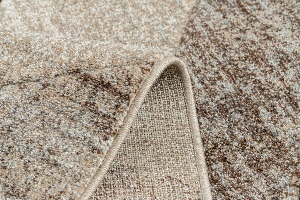 Koberec FEEL 5673/15055 HERRINGBONE béžový / hnedý / krémový