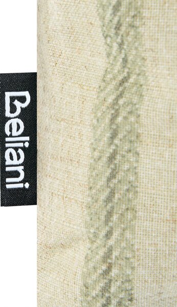Sada 3 vonkajších dekoratívnych vankúšov zelená polyester ľan moderný štýl záhrada exteriér