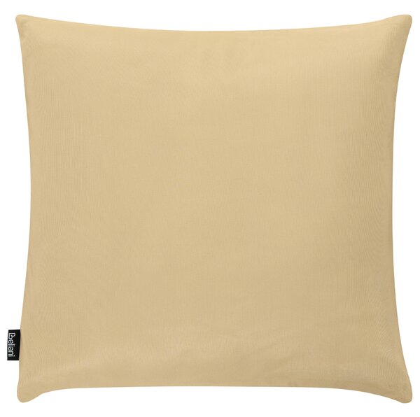 Sada 3 vonkajších dekoratívnych vankúšov biela béžová polyester 45 x 45 cm štvorcový tvar moderný štýl záhrada exteriér