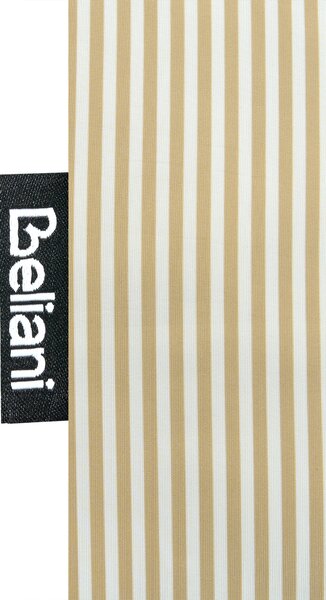 Sada 3 vonkajších dekoratívnych vankúšov biela béžová polyester 45 x 45 cm štvorcový tvar moderný štýl záhrada exteriér