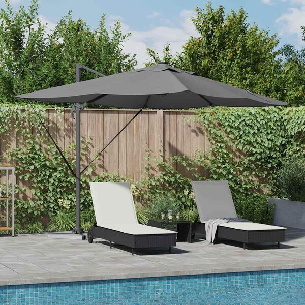 Maison Exclusive – Slnečník, rozmery 352 x 251 x 265 cm, materiál: polyester a hliník