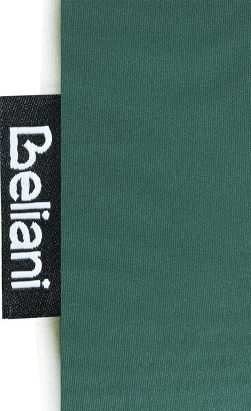 Sada 3 vonkajších dekoratívnych vankúšov zelená polyester 45 x 45 cm štvorcový tvar moderný štýl záhrada exteriér