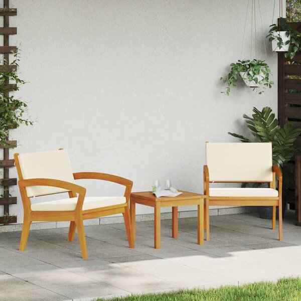 Maison Exclusive – Záhradné stoličky, 2 kusy, olejovaná prírodná masívna akácia