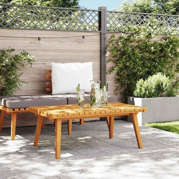 Maison Exclusive – Záhradný konferenčný stolík 90x55x35 cm, masívne drevo akácie