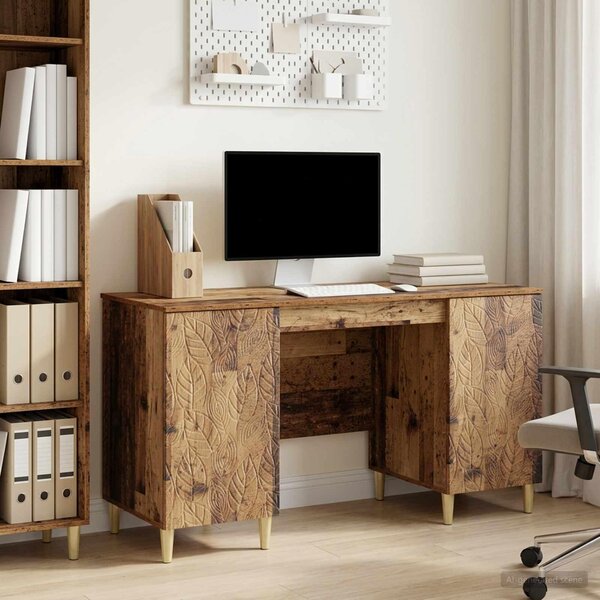 Maison Exclusive – Písací stôl z recyklovaného dreva, 142,5 x 50 x 75 cm, drevotrieska