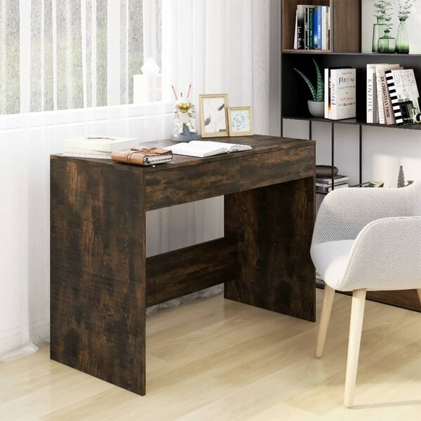 Maison Exclusive – písací stôl z duba s výraznou textúrou, 101 x 50 x 76,5 cm, drevotrieska