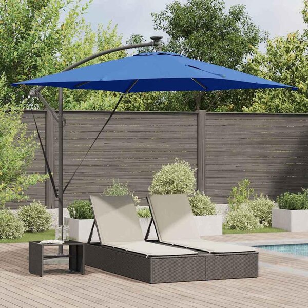 Maison Exclusive – slnečník, 249 x 249 x 250 cm, materiál: polyester a hliník