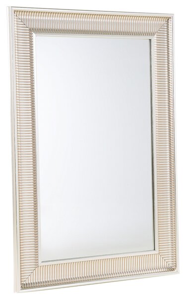 Závesné zrkadlo na stenu zlaté 60 x 90 cm rám zo syntetického materiálu moderná glamour spálňa obývacia izba