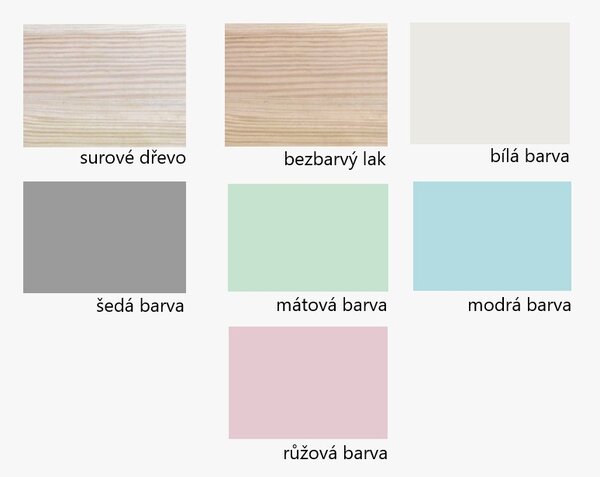 MAXMAX Detská domčeková Montessori posteľ z masívu borovice Bedhouse FENCE - 180x80 cm