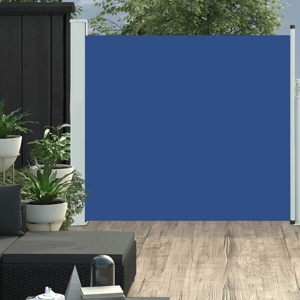 Maison Exclusive – Výsuvná bočná markíza, 170 × 300 cm, modrá