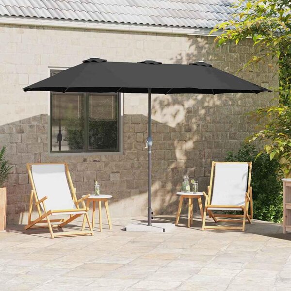 Maison Exclusive – záhradný slnečník, rozmer 370 x 197 x 239 cm, materiál: polyester a hliník