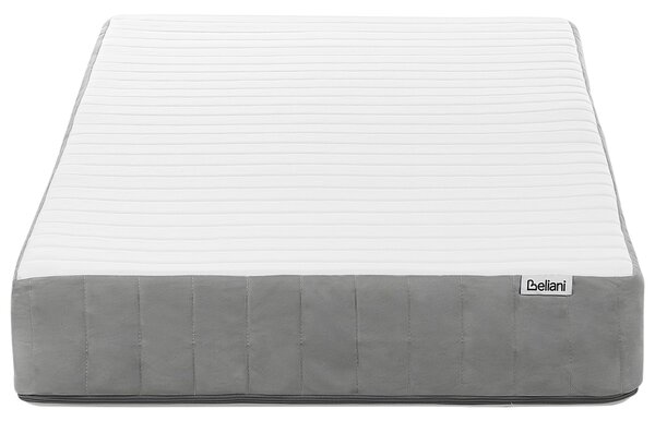 Vreckový pružinový matrac 90 x 200 cm pamäťová pena tvrdý so snímateľným poťahom moderný prešívaný