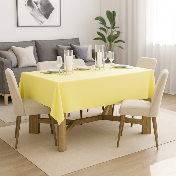 Obrus Standard pastelovo žltý Farba Žltá Rozmery 90x90 cm