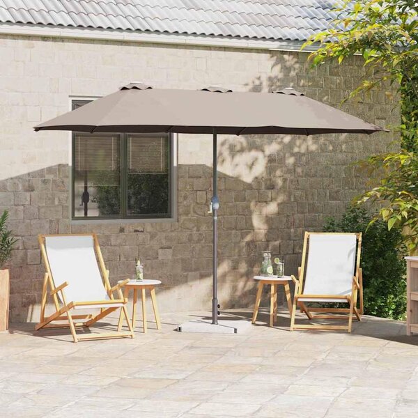 Maison Exclusive – záhradný slnečník, rozmer 370 x 197 x 239 cm, materiál: polyester a hliník
