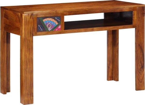 Maison Exclusive – Písací stôl s zásuvkami a úložným priestorom, hnedý, 110 x 50 x 73 cm
