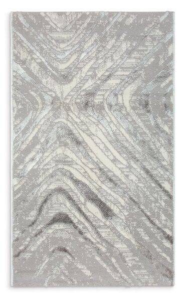 Koberec Monaco4, 60x100 cm, krémová/sivá