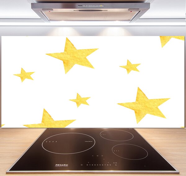 Panel do kuchyne Žlté hviezdy pl-pksh-140x70-f-127105931