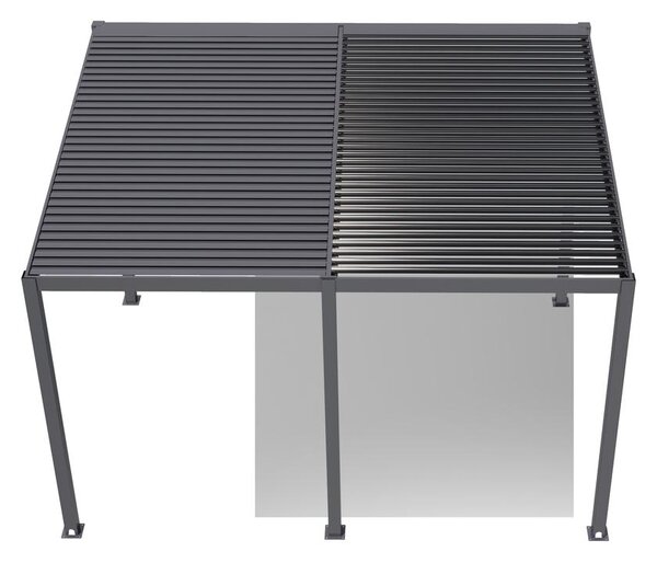Pultová bioklimatická pergola s lamelami 3 x 4 M