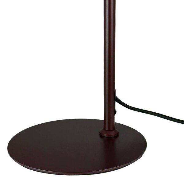 Dyberg Larsen Stolová lampa DL12 Mini, hnedá, E14, kov, Hnedá / hrdzavá, Obývacia izba / jedáleň, kov, Škandinávsky, Stojaca lampa