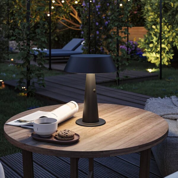 Soala Solárny článok Lampa Anthracite - Paulmann, Čierna, Plast, Moderný, Stojacie svietidlo