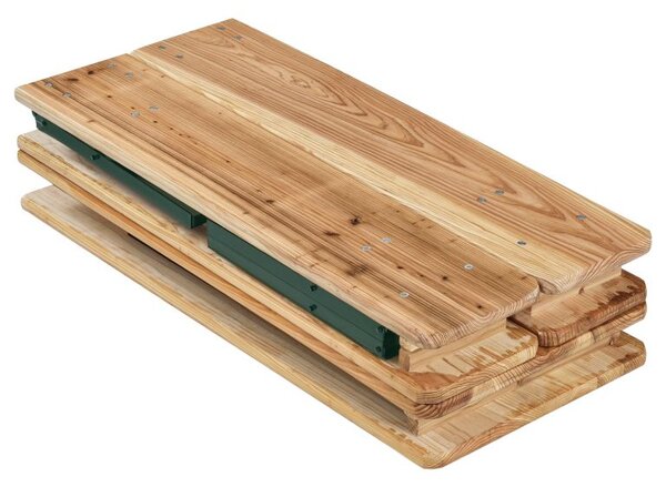 Pivný set 220 cm z jedľového dreva, skladacia, nosnosť 250kg